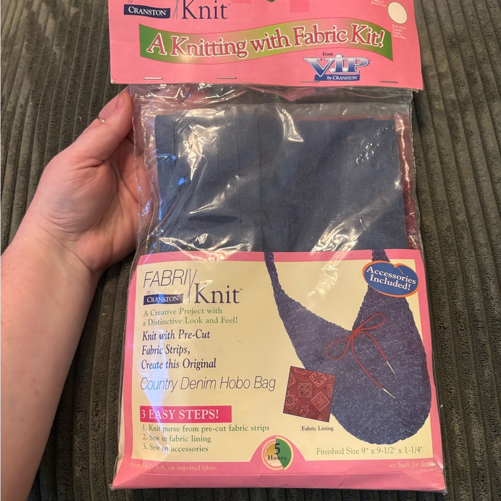 Cranston Knit Denim Fabric Kit
